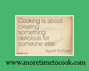 cooking is